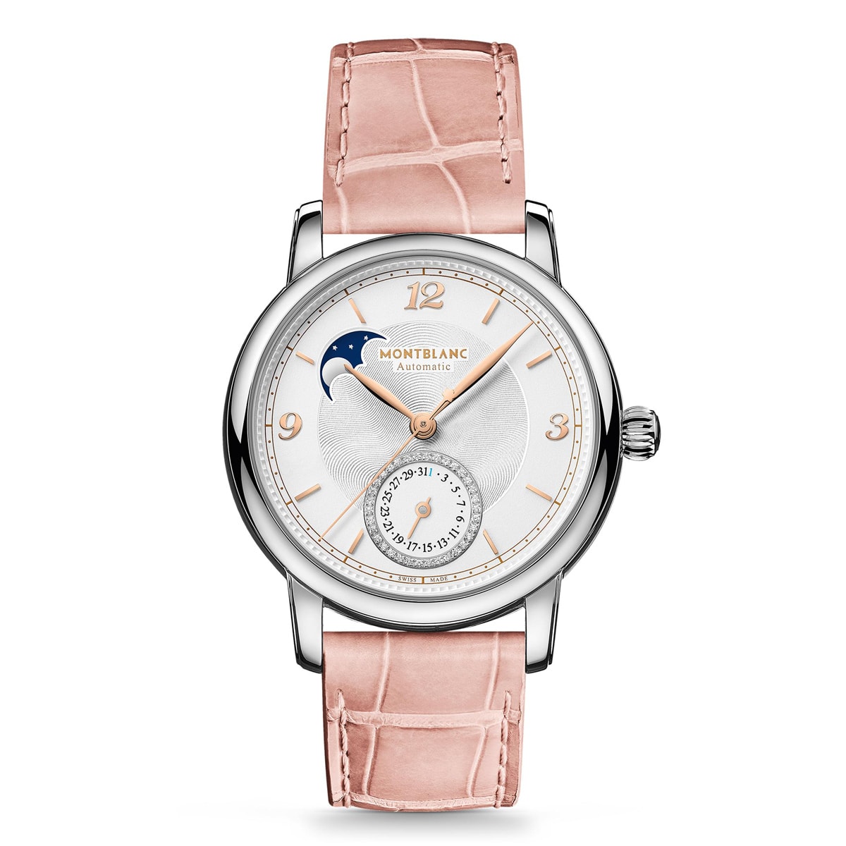 Uhr damen star legacy leder rosa