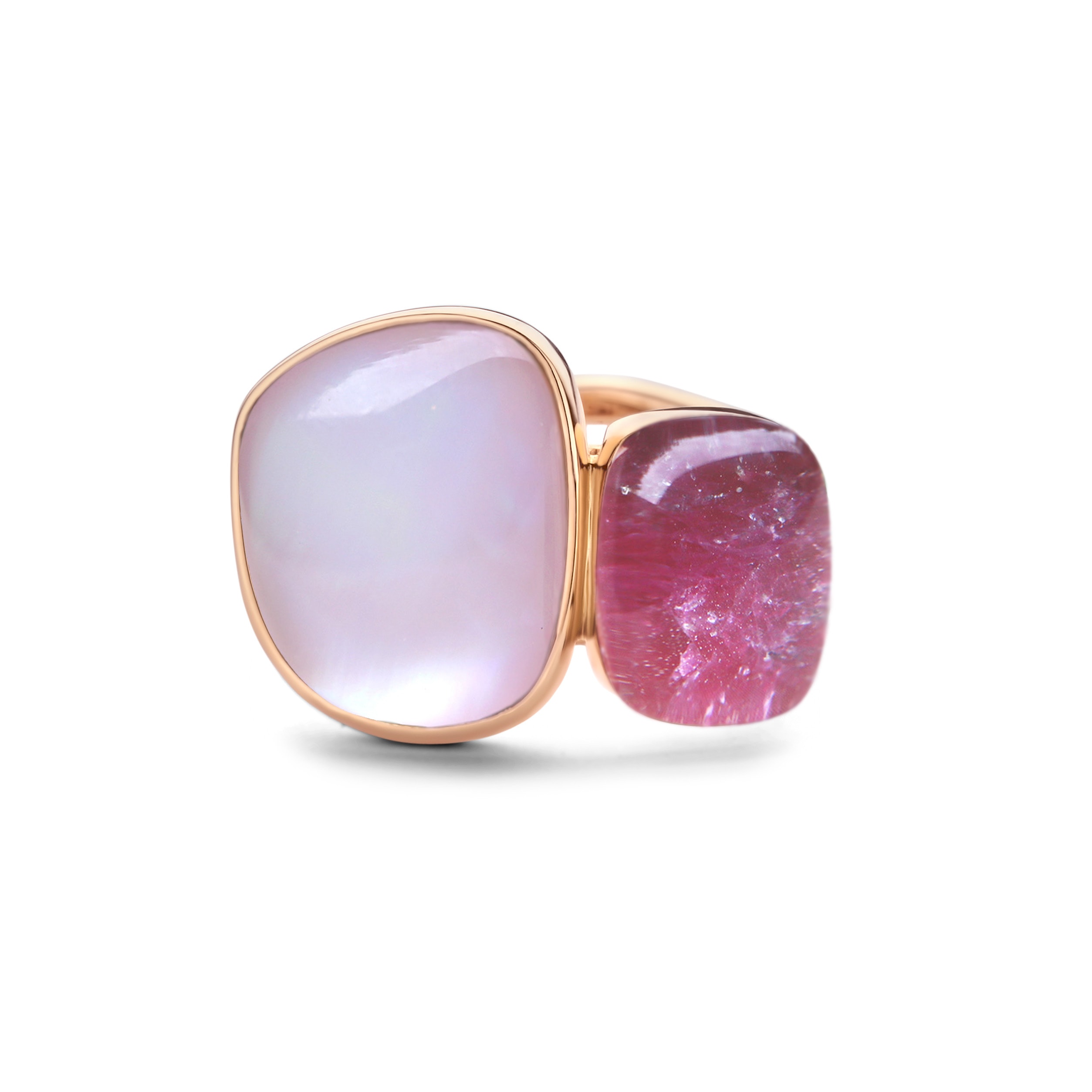 Chloe Sweety Ring mit Rosenquarz und Rubin